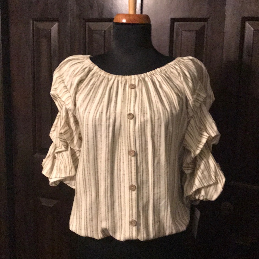 NEW Bell sleeve Versatile Top by Coco Bianca S